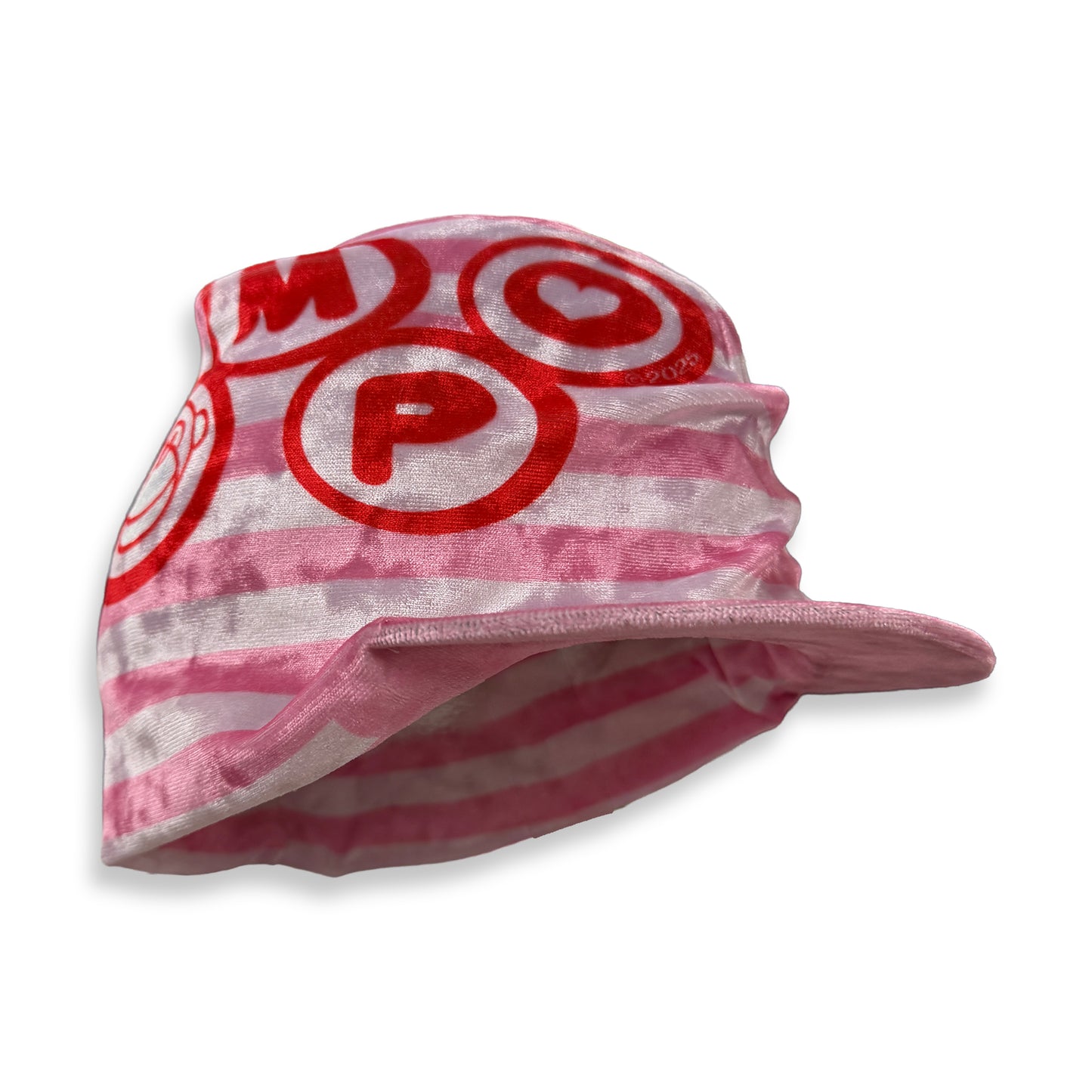 Velour Love Logo Brim Beanie